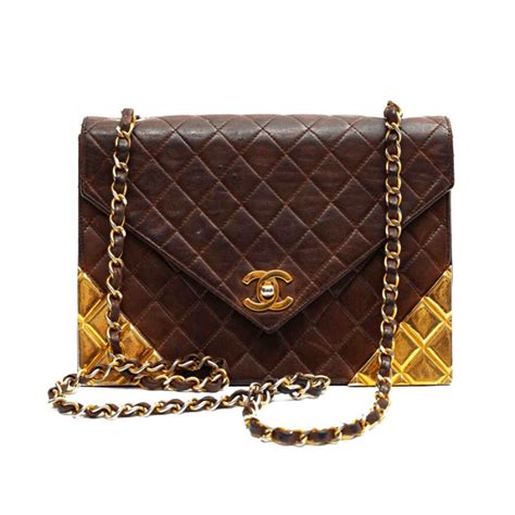 sac chanel vintage marron|sac Chanel occasion.